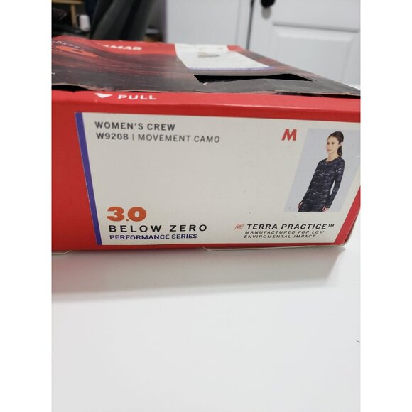 Terramar Below Zero Scoop-Neck Long-Sleeve Base-Layer Shirt - Movement Camo -‎ M - Picture 4 of 7